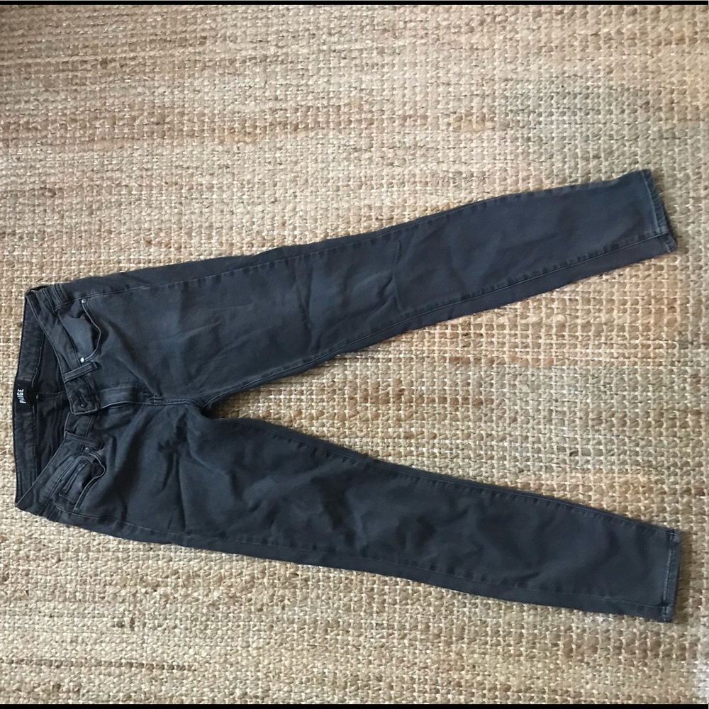 Anthropologie Paige Jeans Size 30 faded black